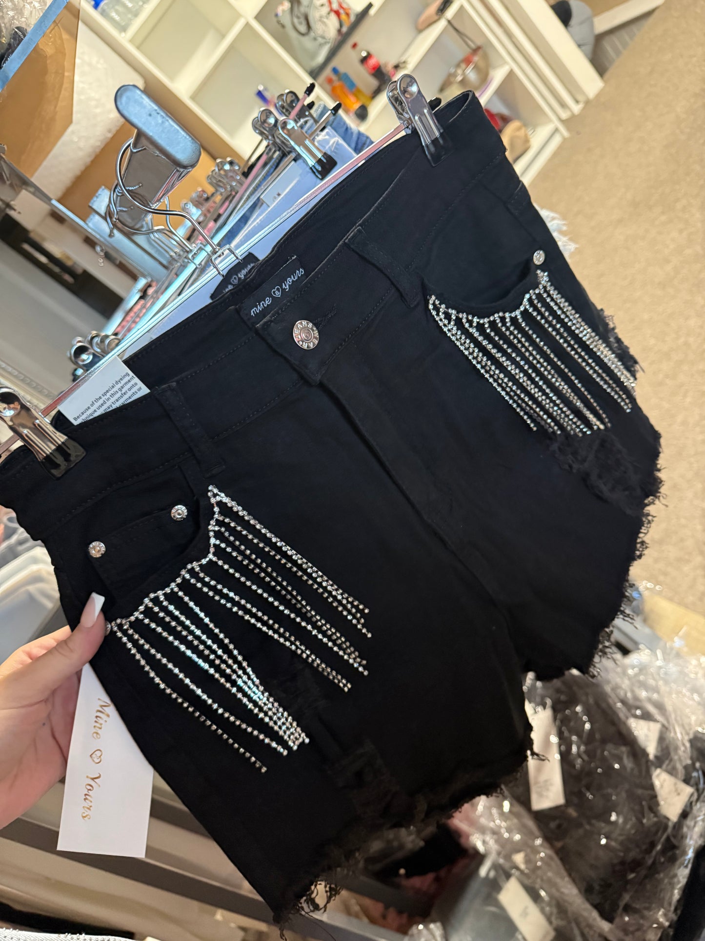 Diamond pocket shorts