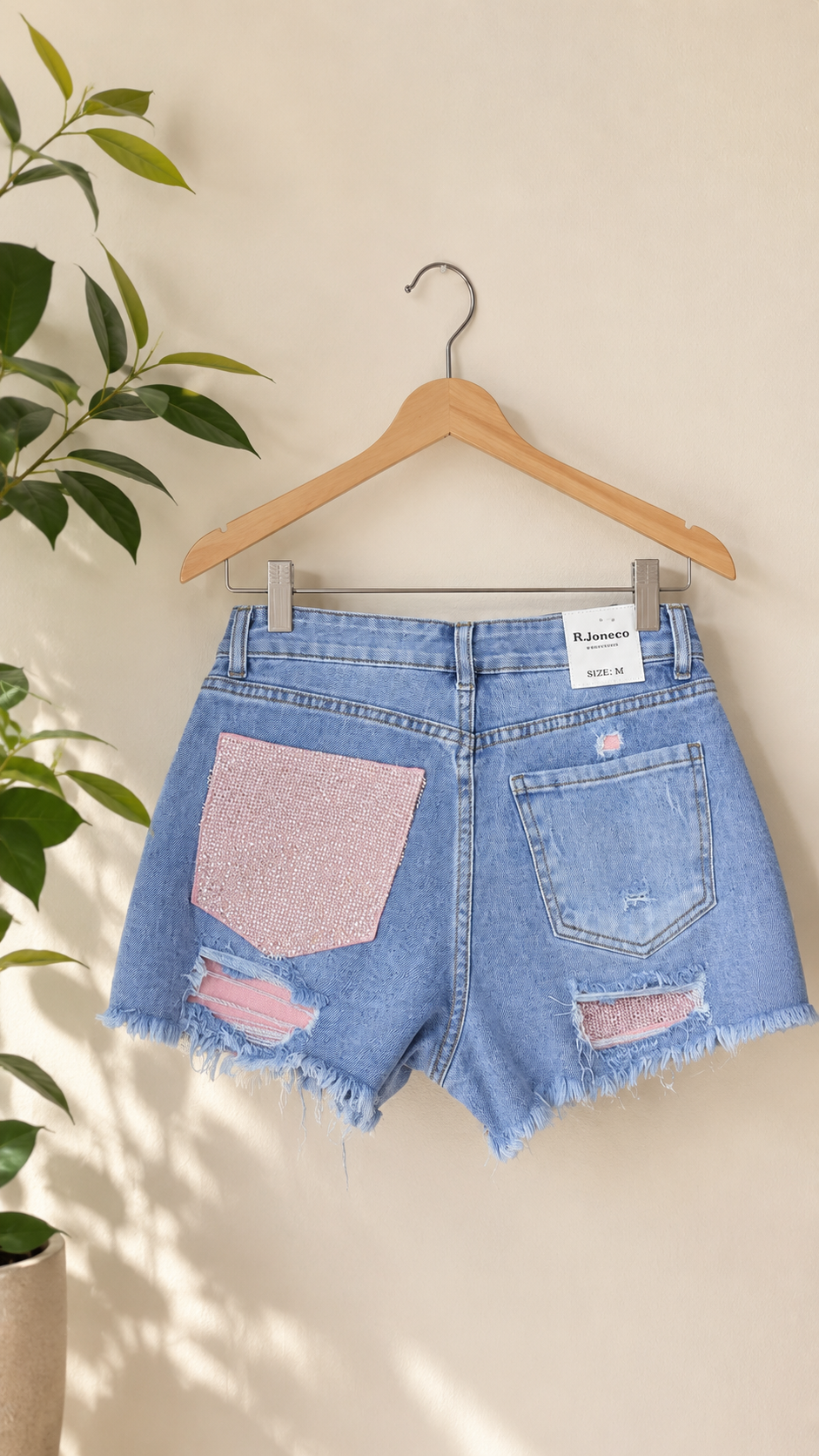 Barbie billionaire Jean shorts (Pink)