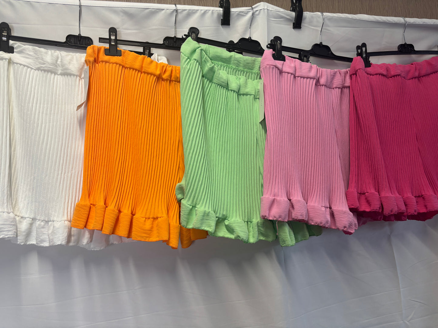 Ladies ribbed shorts