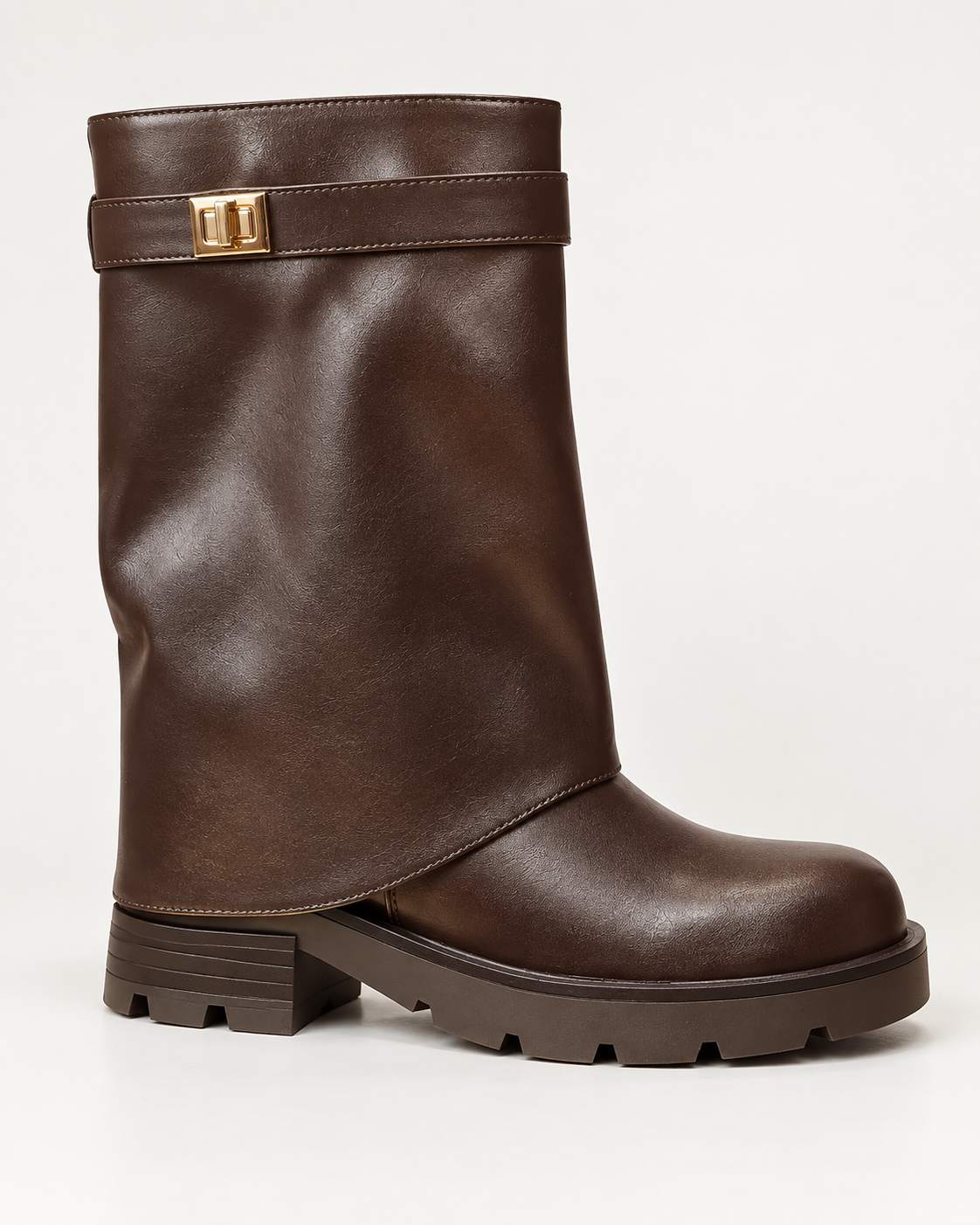 The Sloane Buckle Midi Boots