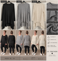 The Elara Waterfall Knit Tunic