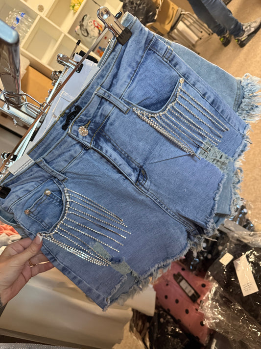 Diamond pocket shorts