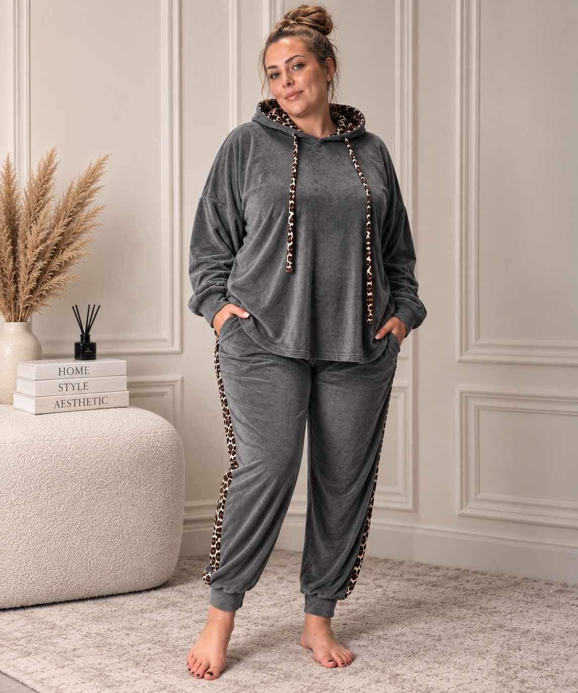 The Veyra Luxe Velour Lounge Set