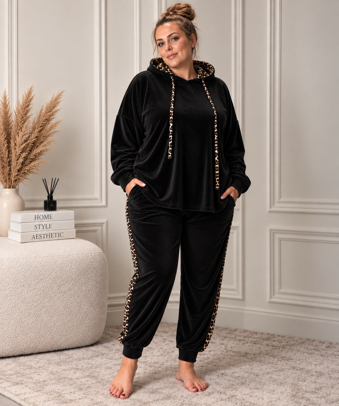 The Veyra Luxe Velour Lounge Set