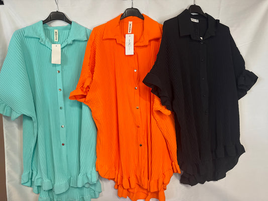 Evelyn frilled dress
