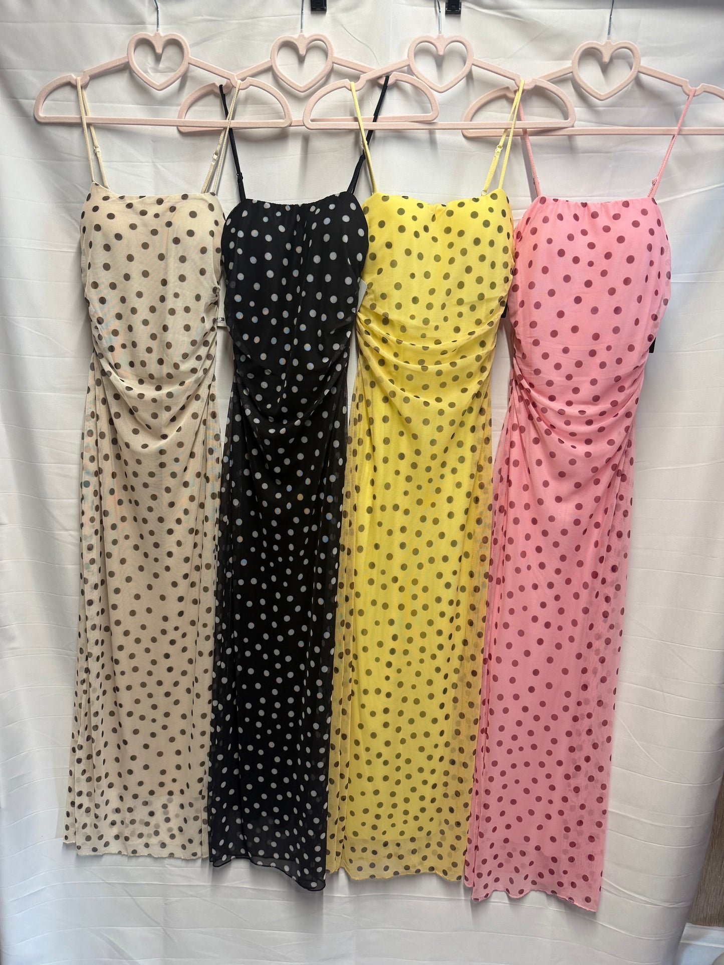 Dotty slim dress