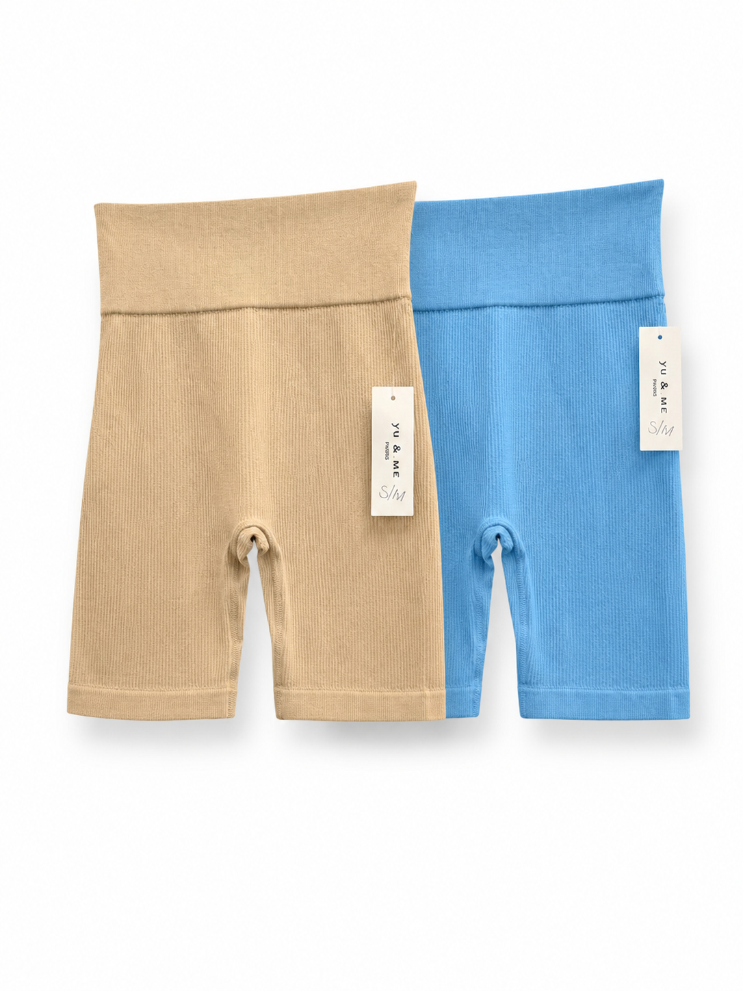 Basic ribbed cycle short