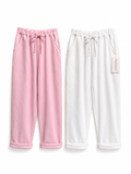 Pastel Plus-Size Trousers