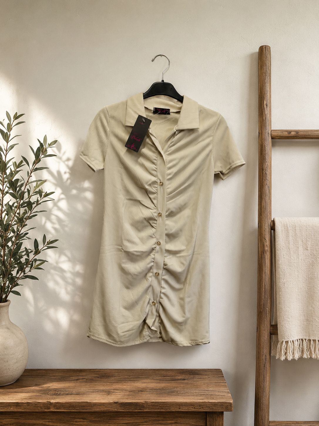 Beige petite dress