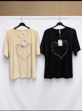 Heart Plus-Size Top