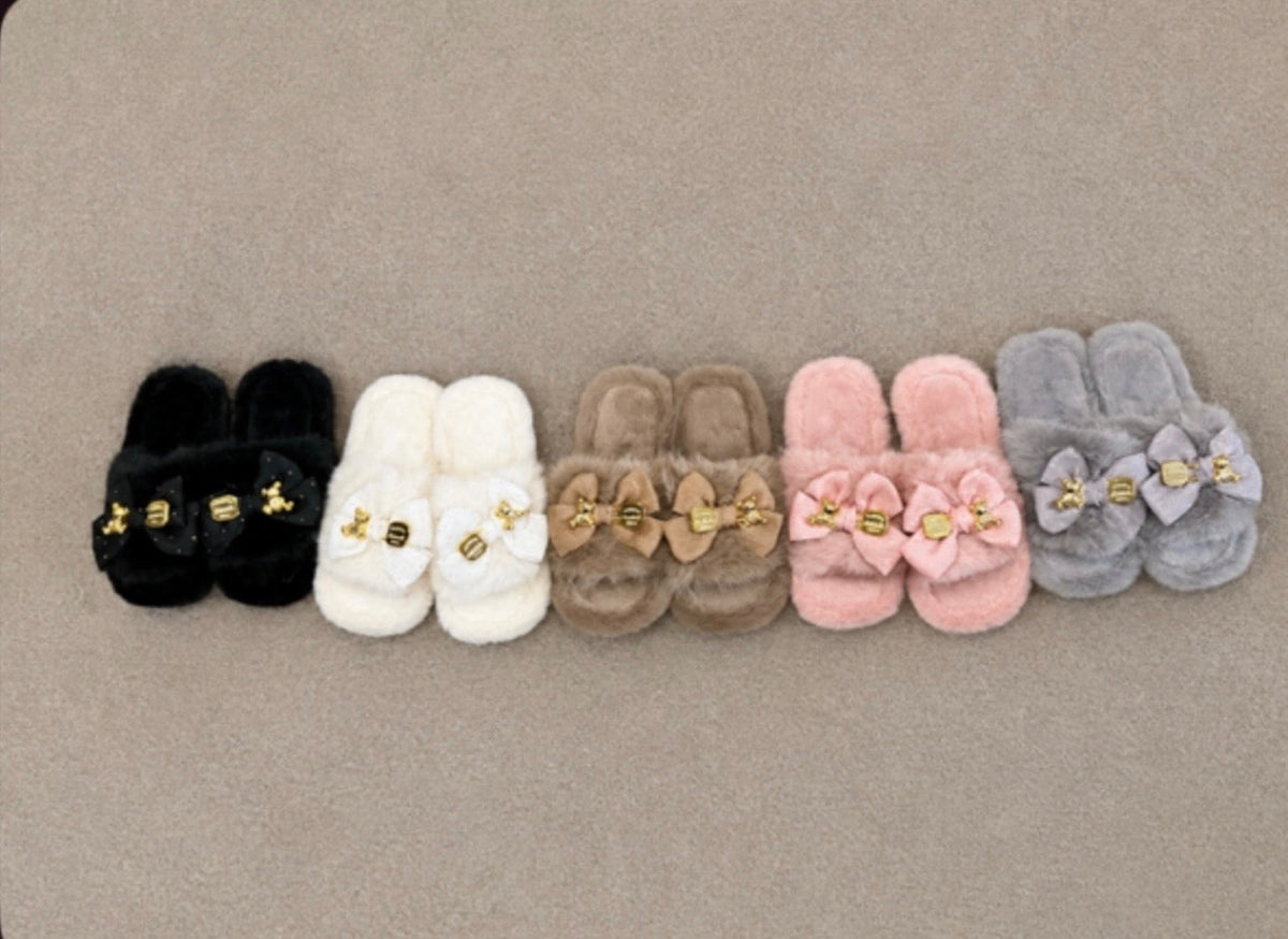 Teddy Bear Cosy Slippers
