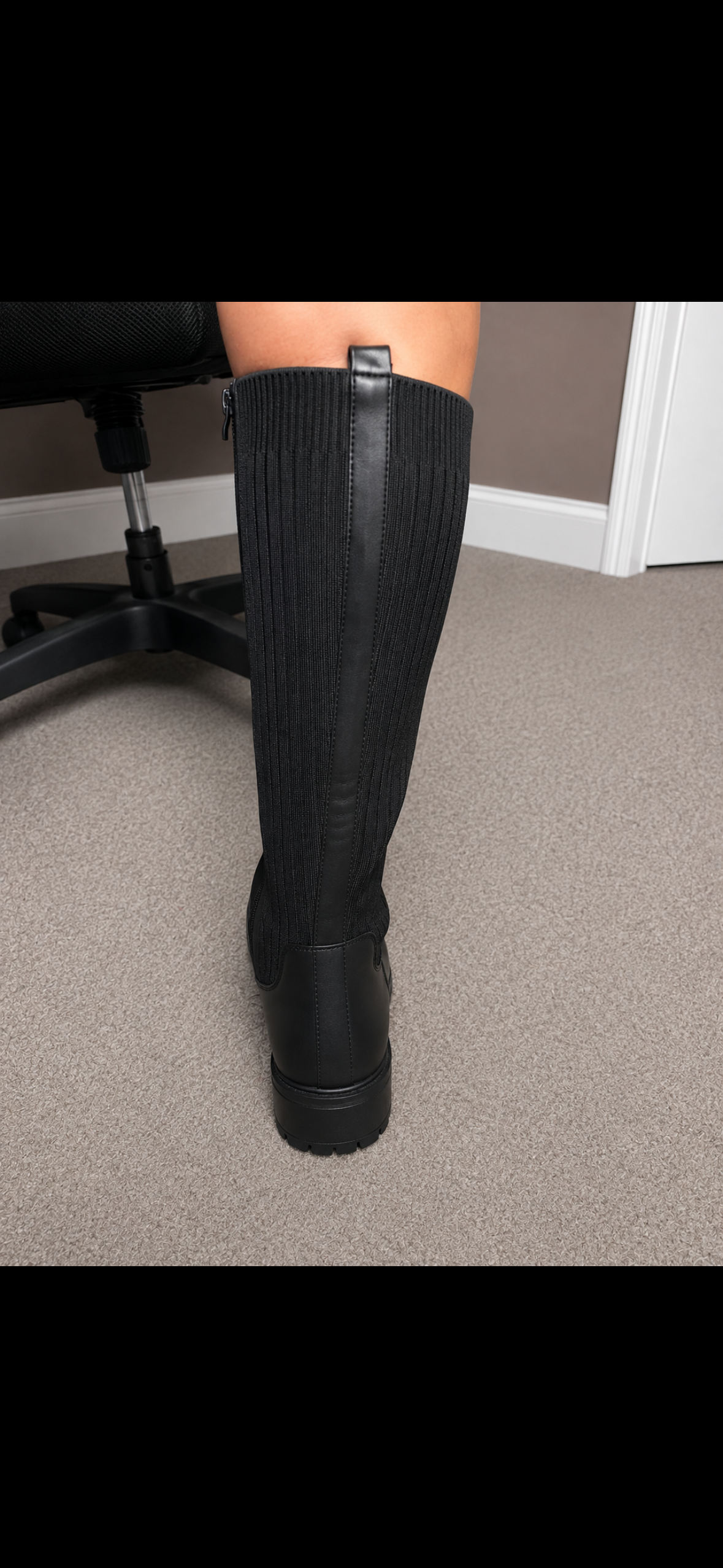 Long legged elasticated boot