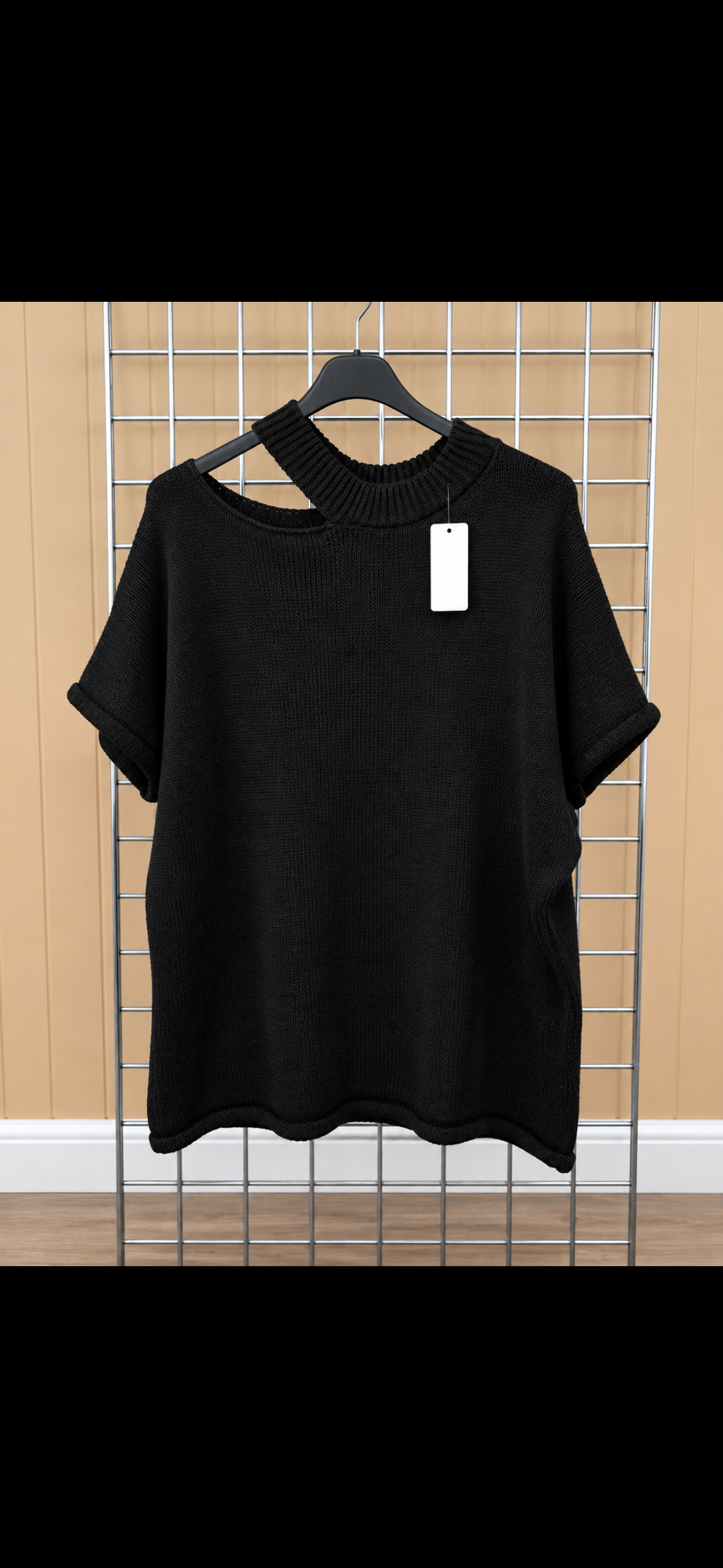 Slash-Neck Jumper