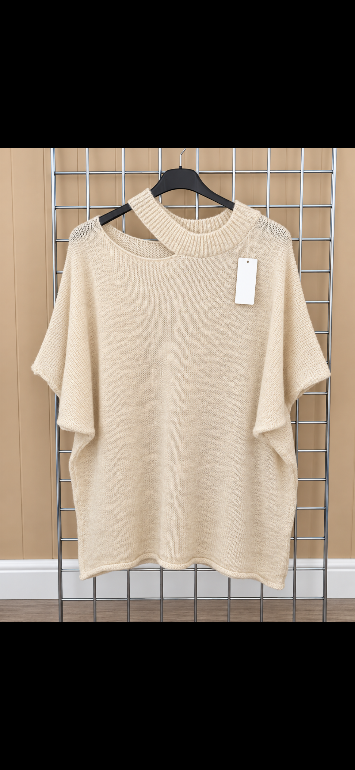 Slash-Neck Jumper