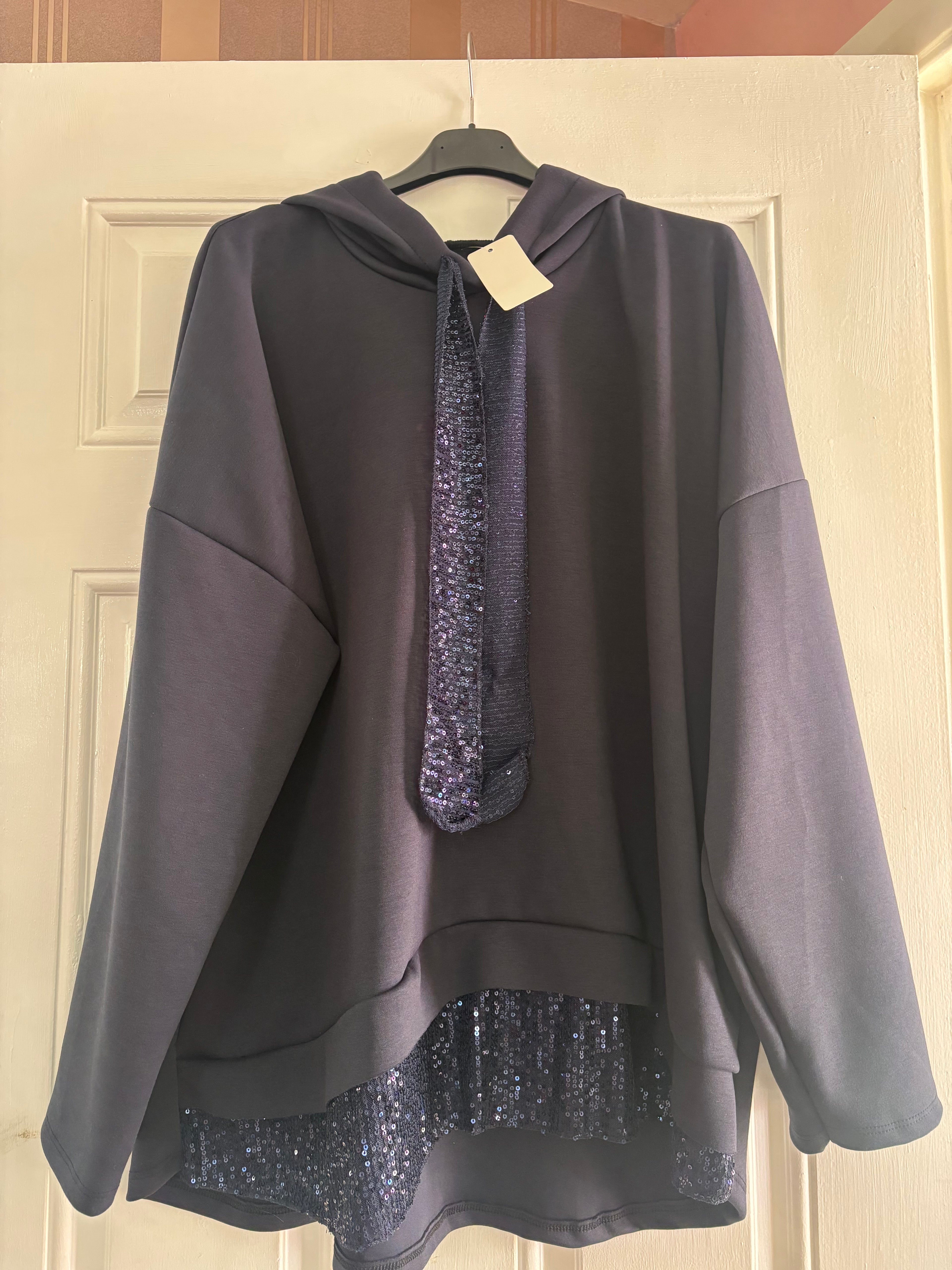 Twinkle tie hoodie
