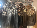 Bomber jacket leopard