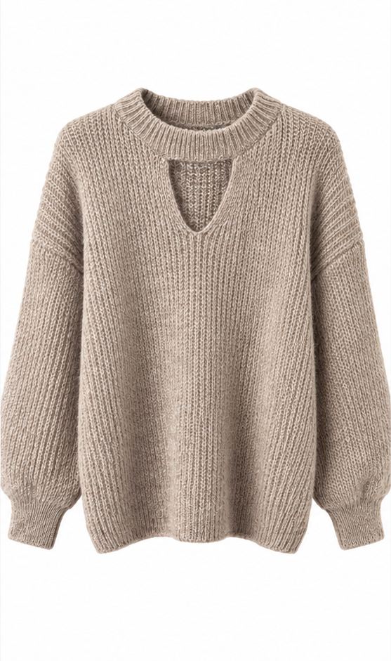 Keyhole Knit Jumper