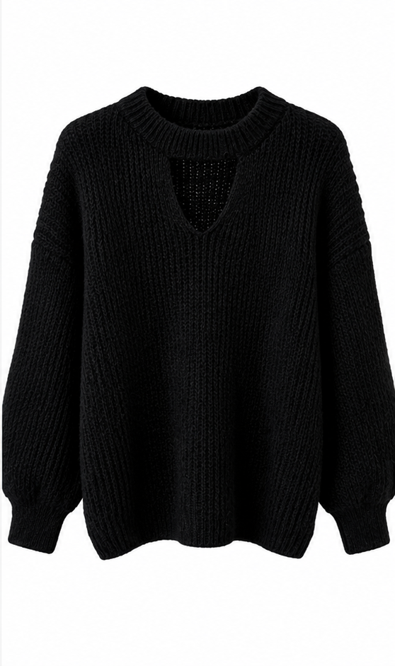 Keyhole Knit Jumper