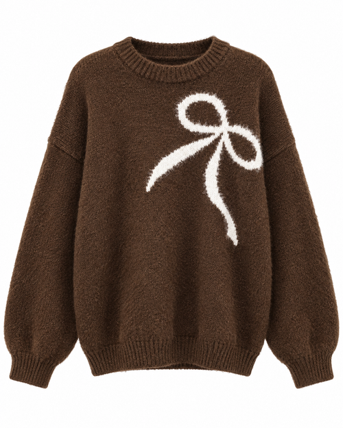 Bow Detail Knit Jumper