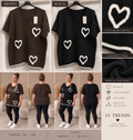 The Amoura Heart Knit Tunic